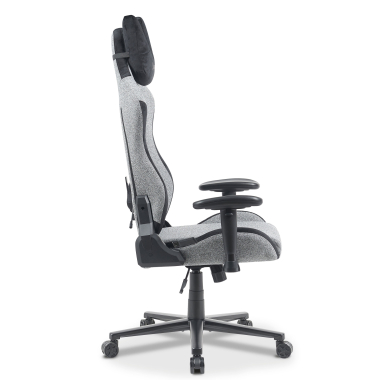 silla gaming gris vital tela brazos moviles cojin reposacabezas reposacabezas 9