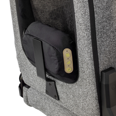 silla gaming gris vital tela brazos moviles cojin reposacabezas reposacabezas 7