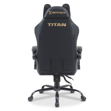 silla gaming negro titan piel sintetica brazos abatibles cojin reposacabezas reposacabezas 7