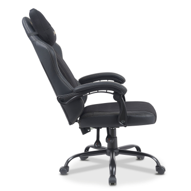 silla gaming negro titan piel sintetica brazos abatibles cojin reposacabezas reposacabezas 4