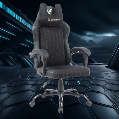 silla gaming negro titan piel sintetica brazos abatibles cojin reposacabezas reposacabezas 10