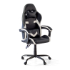 Silla gamer con brazos abatibles Mist, almohada cervical y lumbar