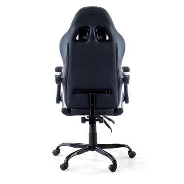 silla gaming blanco negro mist piel sintetica brazos abatibles cojin reposacabezas reposacabezas 9