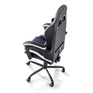 silla gaming blanco negro mist piel sintetica brazos abatibles cojin reposacabezas reposacabezas 10