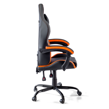 silla gaming naranja mist piel sintetica brazos abatibles cojin reposacabezas reposacabezas 9