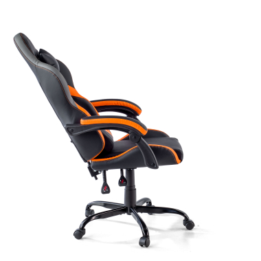 silla gaming naranja mist piel sintetica brazos abatibles cojin reposacabezas reposacabezas 5