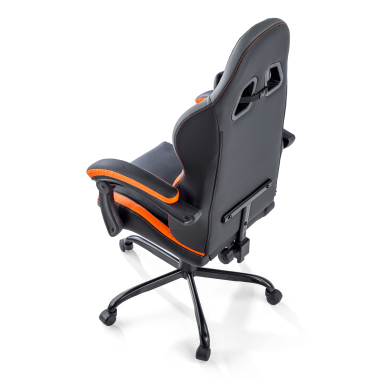 silla gaming naranja mist piel sintetica brazos abatibles cojin reposacabezas reposacabezas 10