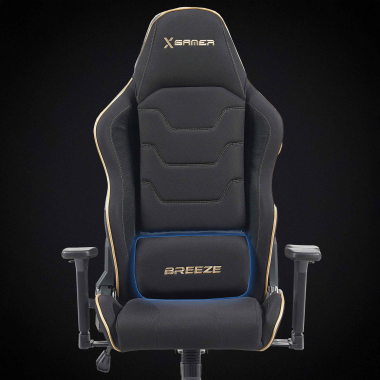 silla gaming negro breeze tela brazos moviles cojin reposacabezas reposacabezas 7