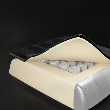silla gaming blanco negro titan piel sintetica brazos abatibles cojin reposacabezas reposacabezas 9