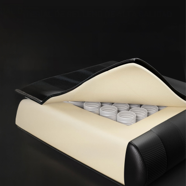 silla gaming negro titan piel sintetica brazos abatibles cojin reposacabezas reposacabezas 9