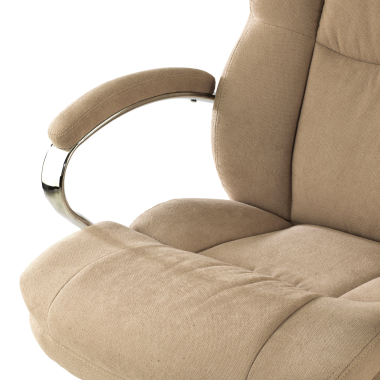 sillon de oficina beige harmony tela brazos tapizados 5