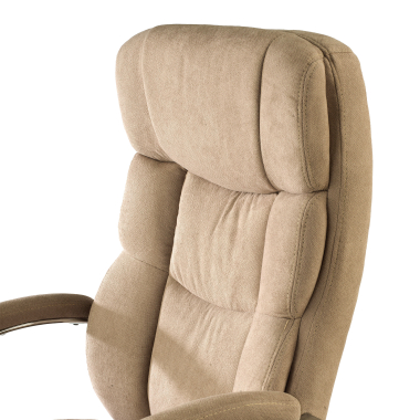 sillon de oficina beige harmony tela brazos tapizados 6