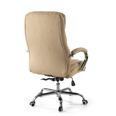 sillon de oficina beige harmony tela brazos tapizados 10