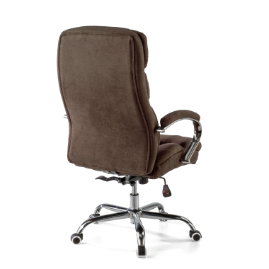 sillon de oficina marron harmony tela brazos tapizados 10