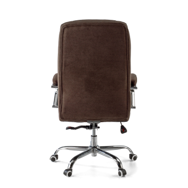 sillon de oficina marron harmony tela brazos tapizados 8