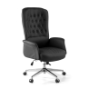 Sillón de oficina clásico Ankara, tapizado capitoné