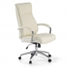 Sillón Oficina Counter, resistente hasta 150kg, fabricado en acero y piel
