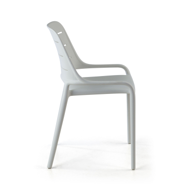 silla confidente blanco bez podlokietnikow plastico sin brazos 3