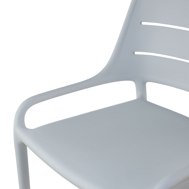 silla confidente blanco bez podlokietnikow plastico sin brazos 6