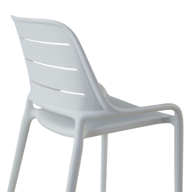 silla confidente blanco bez podlokietnikow plastico sin brazos 4