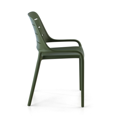 silla confidente verde bez podlokietnikow plastico sin brazos 3