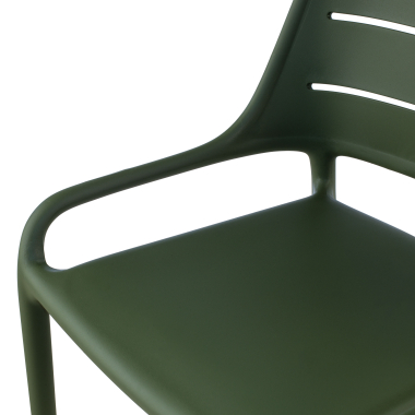 silla confidente verde bez podlokietnikow plastico sin brazos 6