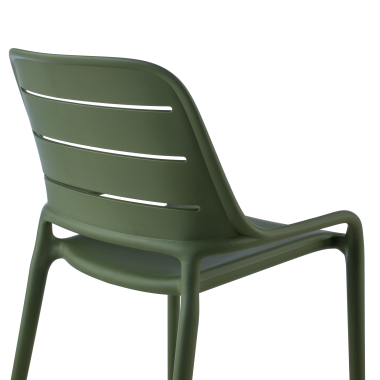 silla confidente verde bez podlokietnikow plastico sin brazos 4