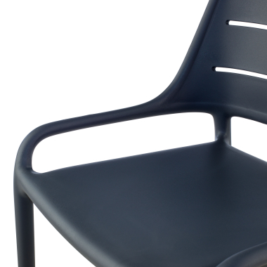 silla confidente gris bez podlokietnikow plastico sin brazos 7