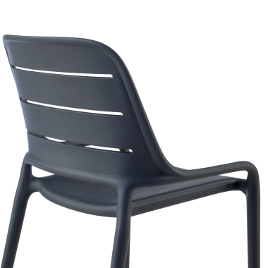 silla confidente gris bez podlokietnikow plastico sin brazos 4