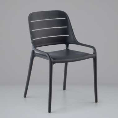 silla confidente gris bez podlokietnikow plastico sin brazos 6