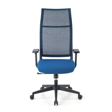 silla ergonomica azul stay malla brazos moviles 4