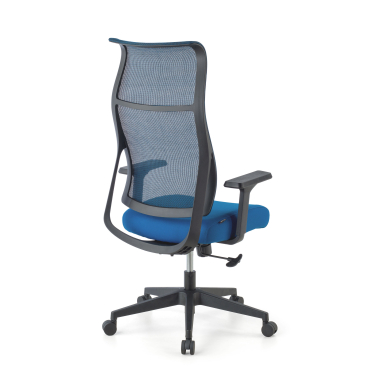 silla ergonomica azul stay malla brazos moviles 6
