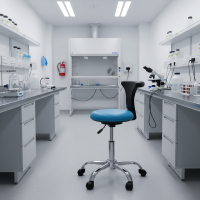 Taburete médico dentista para clínica, esteticista, respaldo ergonómico