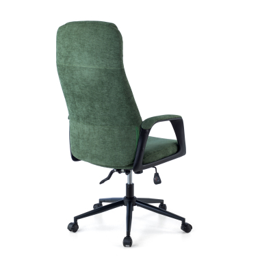 sillon de oficina verde denmark tela brazos tapizados reposacabezas 10