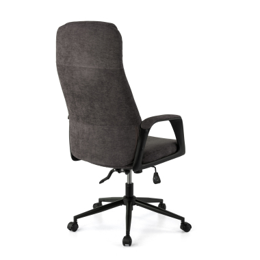 sillon de oficina antracita denmark tela brazos tapizados reposacabezas 9
