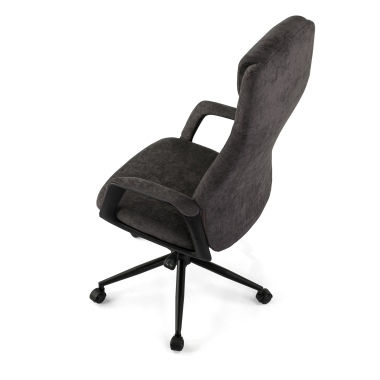 sillon de oficina antracita denmark tela brazos tapizados reposacabezas 8