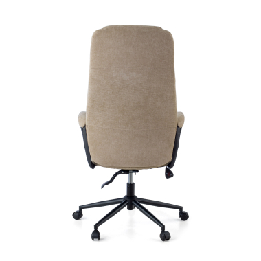 sillon de oficina beige denmark tela brazos tapizados reposacabezas 10