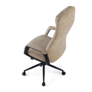 sillon de oficina beige denmark tela brazos tapizados reposacabezas 8