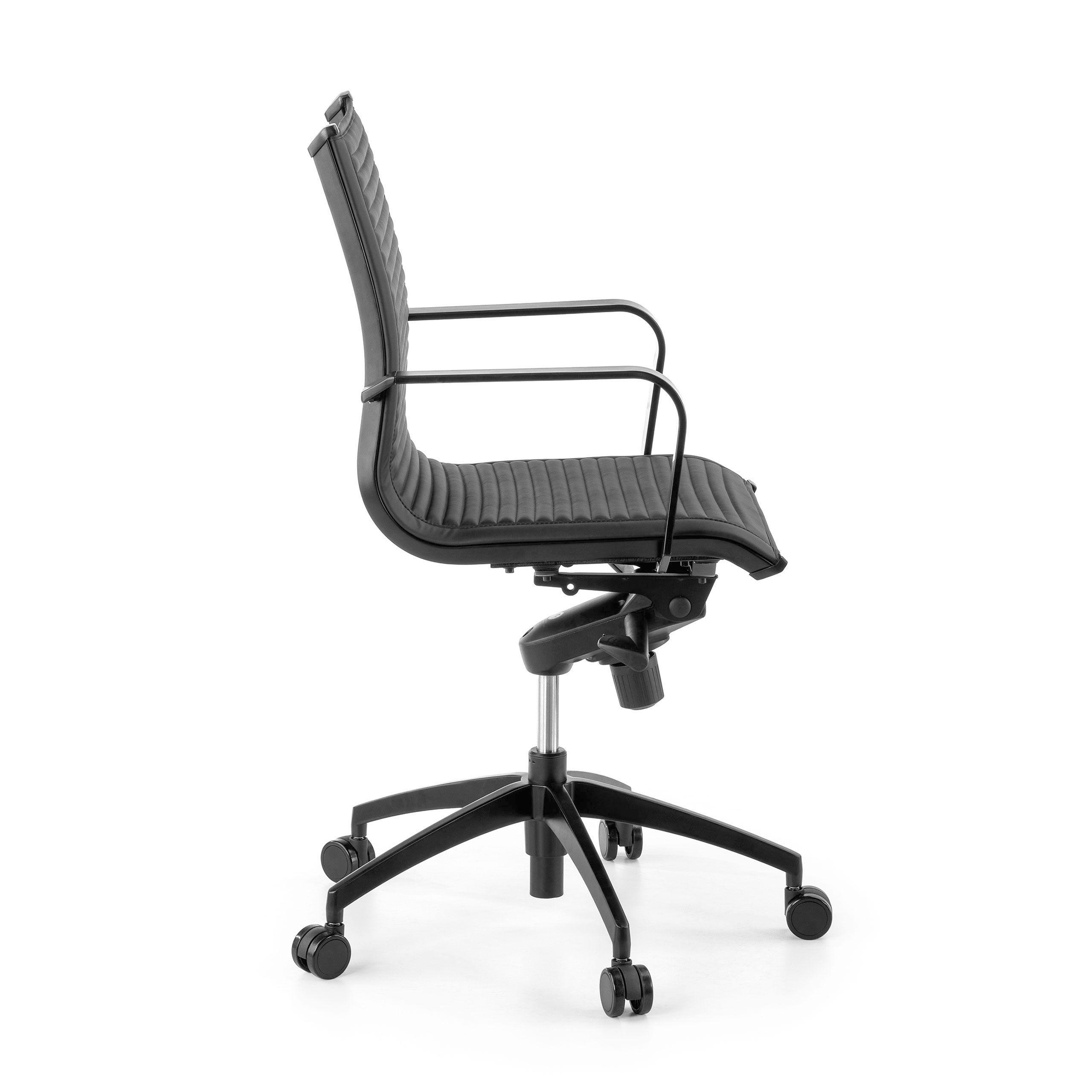 Fauteuil de bureau design Brenton, dossier bas, structure...