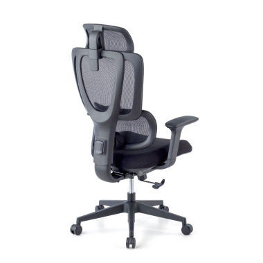 silla ergonomica negro essenza malla brazos regulables 3d doble soporte lumbar reposacabezas 5