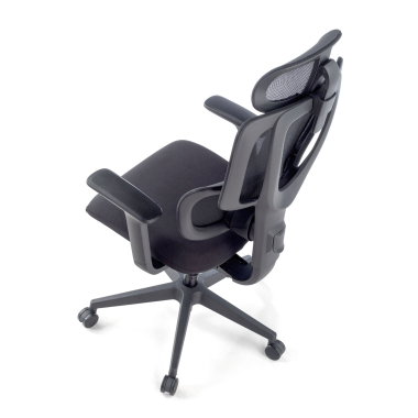 silla ergonomica negro essenza malla brazos regulables 3d doble soporte lumbar reposacabezas 10