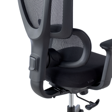 silla ergonomica negro essenza malla brazos regulables 3d doble soporte lumbar reposacabezas 7