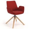 Silla Nórdica Glamm, Patas de madera, Certificada