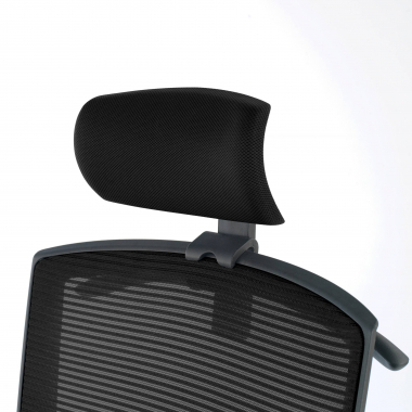 silla ergonomica negro estructura negra reposacabezas malla brazos regulables 1d soporte lumbar reposacabezas 8