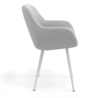 Silla Confidente Greta, 4 patas, brazos tapizados