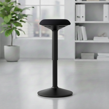taburete ergonomico negro activepro tela sin brazos 2