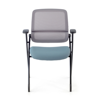 silla confidente azul silla malla brazos moviles 6