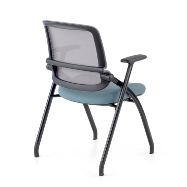 silla confidente azul silla malla brazos moviles 8
