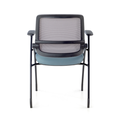 silla confidente azul silla malla brazos moviles 9
