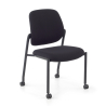 Silla de formación con brazos Viterbo, ruedas, acolchada